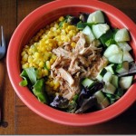 chicken salad bbq corn